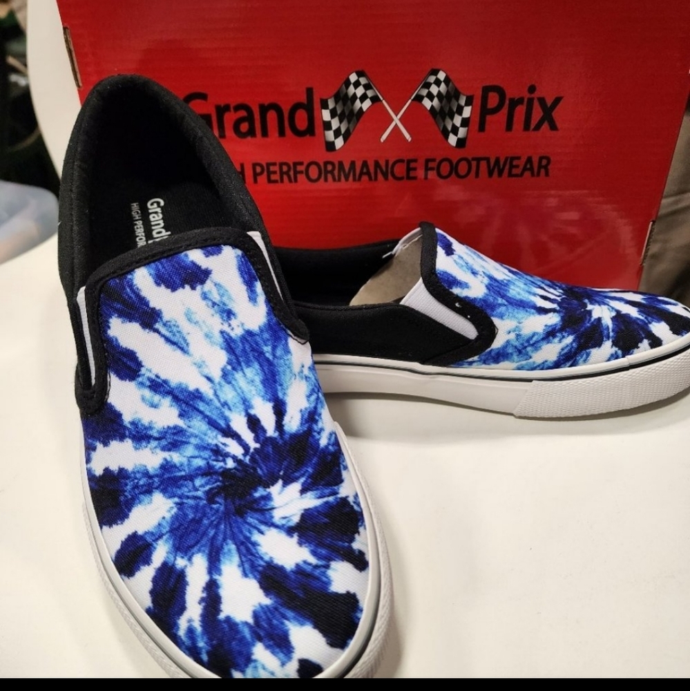 Lafrost grand prix tie dye sneakers NEW in box.  (c-105) - Picture 2 of 8